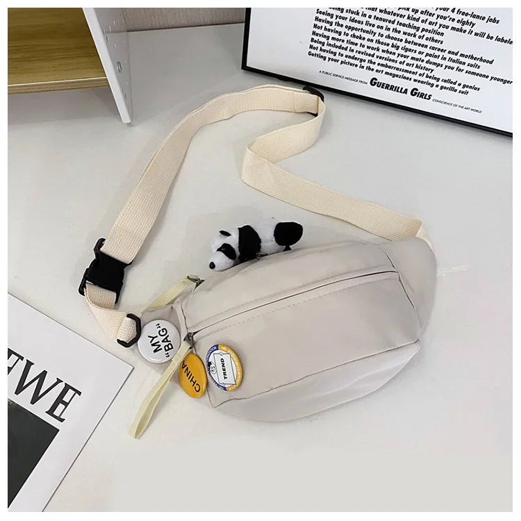 Fashion Waist Bag Adjustable Crossbody Belt Bag for Running Hiking and Travel Fanny Pack Waterproof Crossbody Backpack
