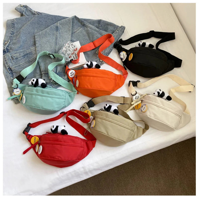 Fashion Waist Bag Adjustable Crossbody Belt Bag for Running Hiking and Travel Fanny Pack Waterproof Crossbody Backpack
