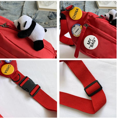 Fashion Waist Bag Adjustable Crossbody Belt Bag for Running Hiking and Travel Fanny Pack Waterproof Crossbody Backpack
