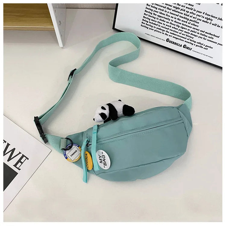 Fashion Waist Bag Adjustable Crossbody Belt Bag for Running Hiking and Travel Fanny Pack Waterproof Crossbody Backpack