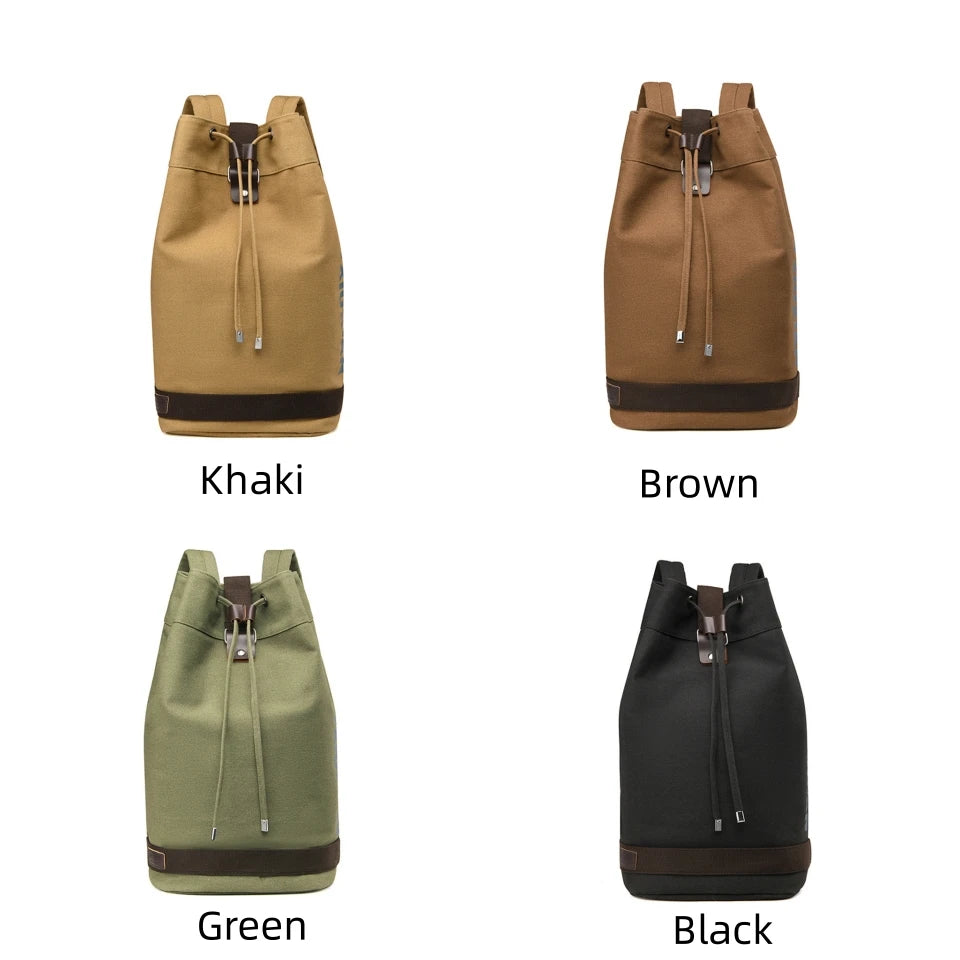 Fashion Waterproof Canvas Backpack Man Casual Rucksack Shoulder Bag Nylon Big Capacity School Bag Knapsack