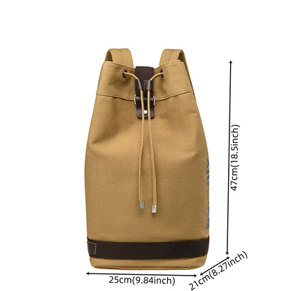 Fashion Waterproof Canvas Backpack Man Casual Rucksack Shoulder Bag Nylon Big Capacity School Bag Knapsack