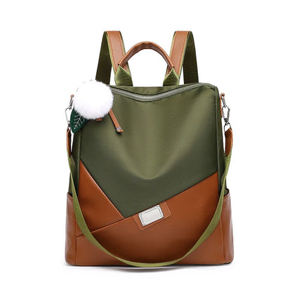 Fashion Waterproof Oxford Cloth Backpack Women Crossbody Shoulder Bag Large Capacity Anti-theft Bookbag For Teenagers Girls 2023