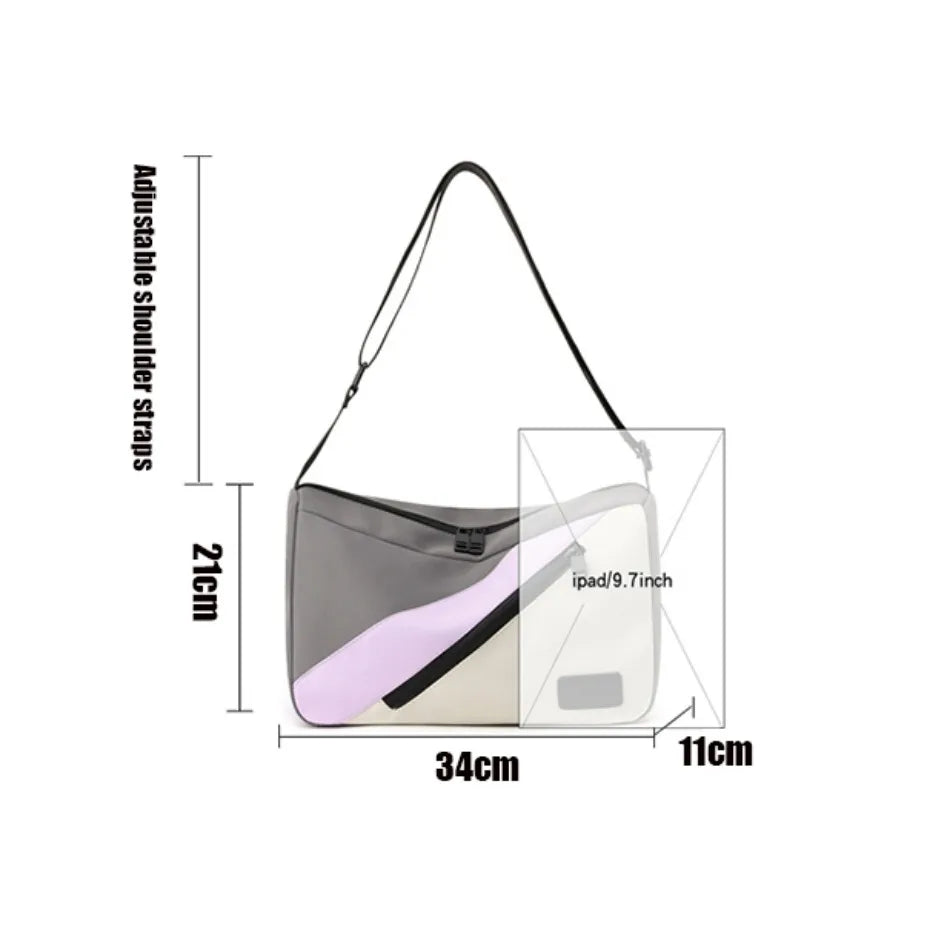 Fashion Waterproof Shoulder Bag Casual Crossbody Bags for Women 2024 High-quality Nylon Waterproof Woman Tote Messenger Bag Sac