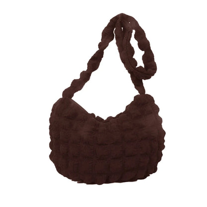Fashion Winter Casual Nylon Bag for Women Tote Handbag Shoulder Bag Underarm Bag