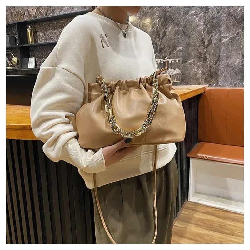 Fashion Women 2021 New Underarm Cloud Bag Luxury designer Handbag Large-Capacity Shoulder Chain Bag Leather Crossbody Bags