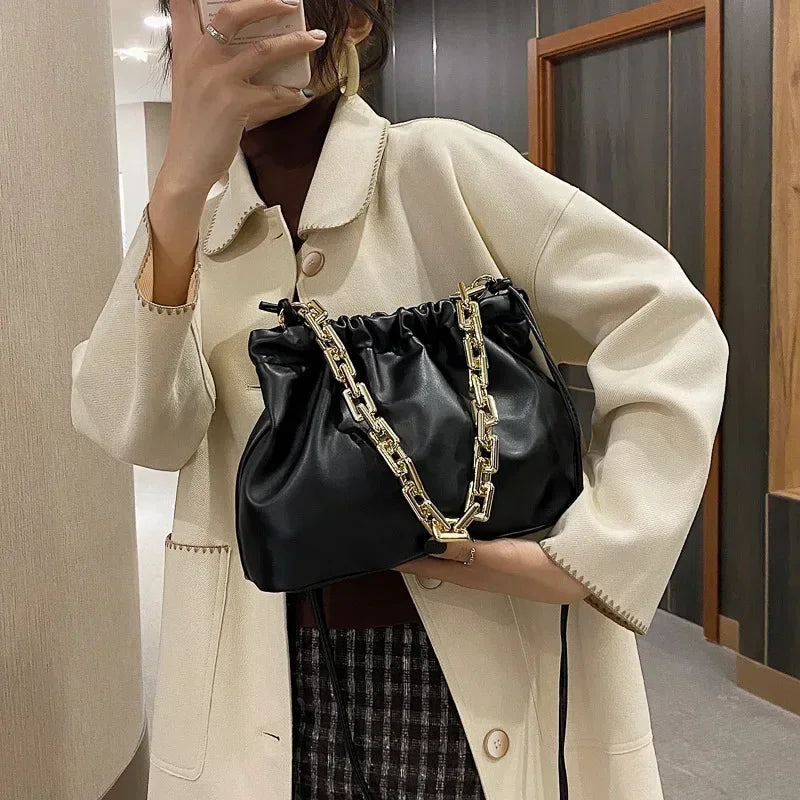 Fashion Women 2021 New Underarm Cloud Bag Luxury designer Handbag Large-Capacity Shoulder Chain Bag Leather Crossbody Bags