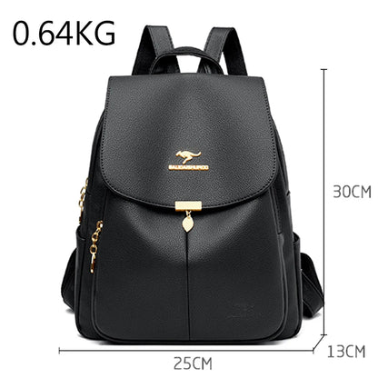 Fashion Women Backpack Designer Pu Leather Travel Back Pack Casual Shoulder Bag High Quality School Bags For Teenagers Girls Sac