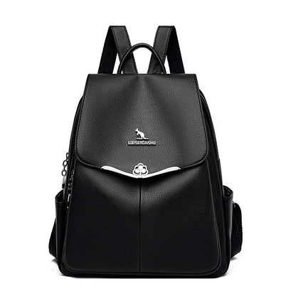 Fashion Women Backpack Designer Pu Leather Travel Back Pack Casual Shoulder Bag High Quality School Bags For Teenagers Girls Sac