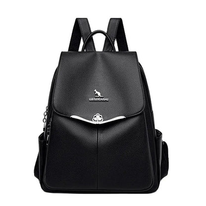 Fashion Women Backpack Designer Pu Leather Travel Back Pack Casual Shoulder Bag High Quality School Bags For Teenagers Girls Sac