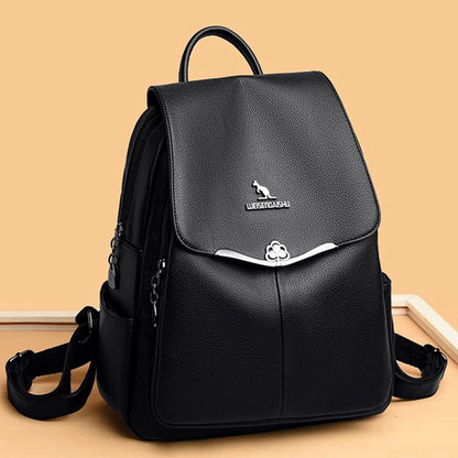 Fashion Women Backpack Designer Pu Leather Travel Back Pack Casual Shoulder Bag High Quality School Bags For Teenagers Girls Sac