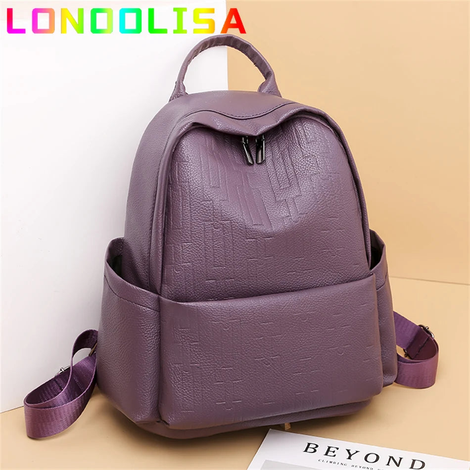 Fashion Women Backpack High Quality Female School Bagpack Designer Travel Rucksack for Lady Bags Simple Teenager Girls Bookbags