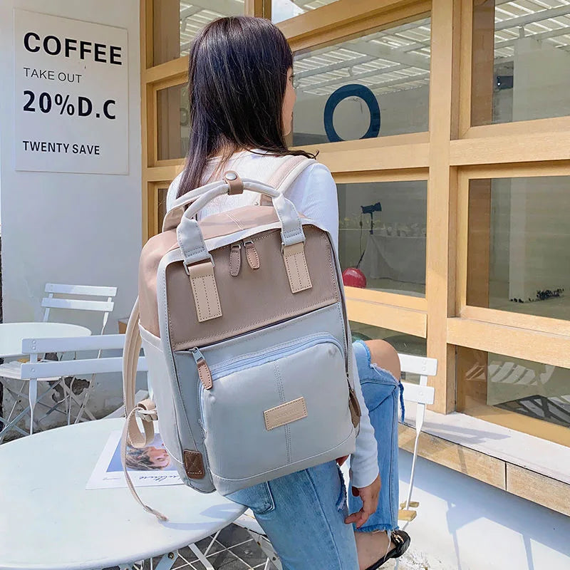 Fashion Women Backpack High Quality Large Capacity Waterproof Rucksack for Girls Schoobag Cute Student 14 Inch Laptop Back Pack