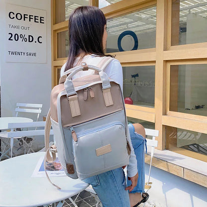 Fashion Women Backpack High Quality Large Capacity Waterproof Rucksack for Girls Schoobag Cute Student 14 Inch Laptop Back Pack