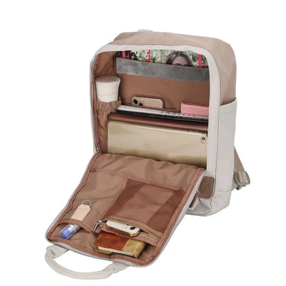 Fashion Women Backpack High Quality Large Capacity Waterproof Rucksack for Girls Schoobag Cute Student 14 Inch Laptop Back Pack