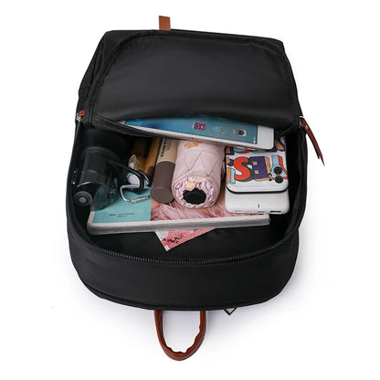 Fashion Women Backpack High Quality Nylon School Bagpack Designer Travel Rucksack for Ladies Simple Teenager Girls Bookbags Sac