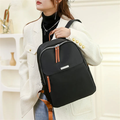 Fashion Women Backpack High Quality Nylon School Bagpack Designer Travel Rucksack for Ladies Simple Teenager Girls Bookbags Sac