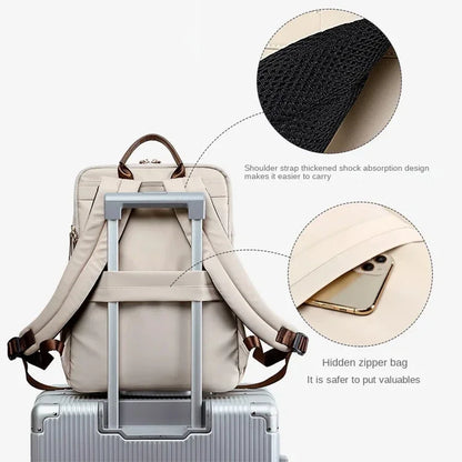 Fashion Women Backpack Laptop Ladies Waterproof Travel Bag Casual College High School Computer Rucksack Simple Quality Backpacks