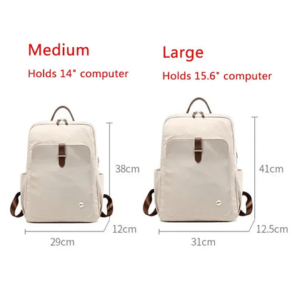 Fashion Women Backpack Laptop Ladies Waterproof Travel Bag Casual College High School Computer Rucksack Simple Quality Backpacks