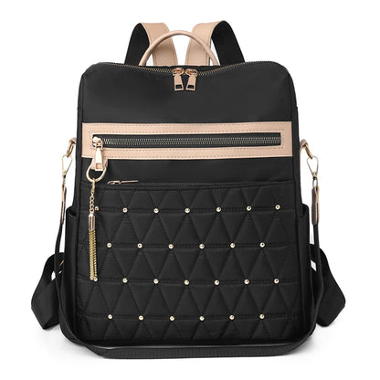 Fashion Women Backpack Large Capacity Casual Travel Bagpack Shoulder Bag Designer Multifunctional Nylon Cloth Racksack Schoolbag