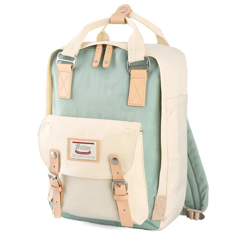 Fashion Women Backpack Large Capacity Waterproof Rucksack for Girls Schoobag Cute Student 14 Inch Laptop Back Packs High Quality