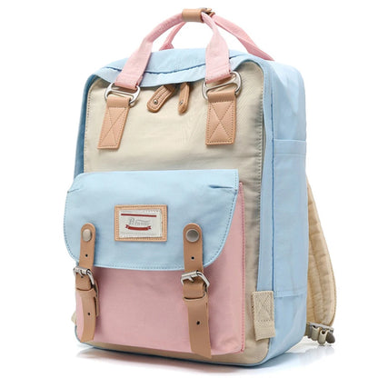 Fashion Women Backpack Large Capacity Waterproof Rucksack for Girls Schoobag Cute Student 14 Inch Laptop Back Packs High Quality