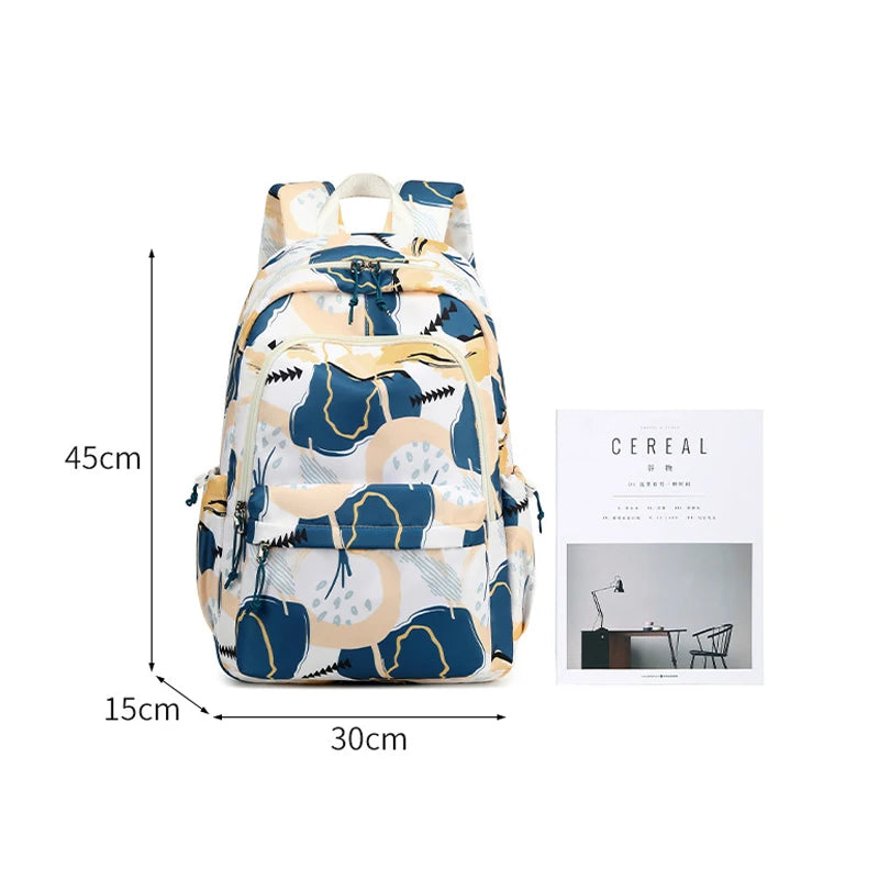 Fashion Women Backpack School Bookbag for Girls Waterproof Lightweight School bag Travel Bag Mochila Laptop Backpack