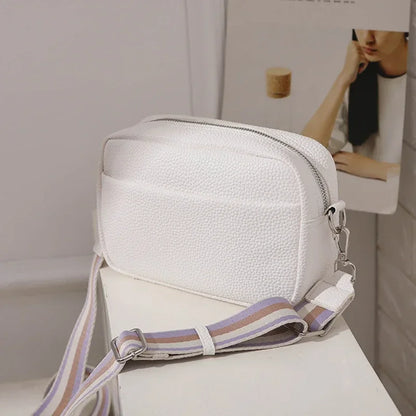Fashion Women Bags 2024 New Trend Solid Pu Messenger Bags Women's Small Bag Women's Single Shoulder Bag Small Simple Square Bag
