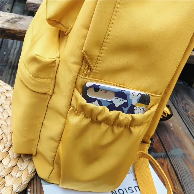 Fashion Women Canvas Backpack Travel Female School Bag For Teenagers Girl Shoulder Bag Bagpack Travel Rucksack
