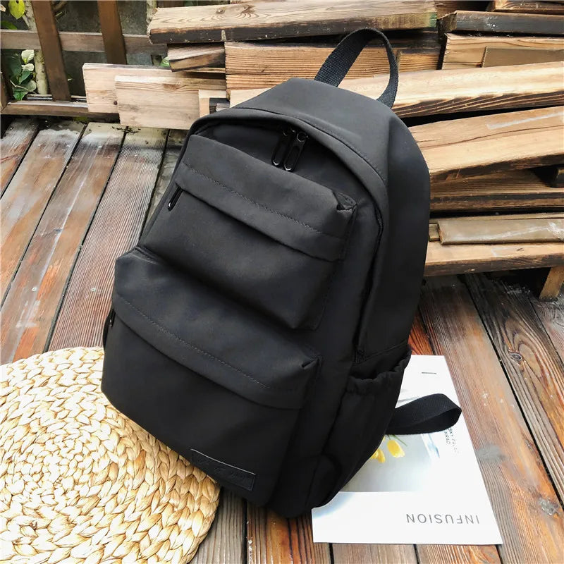 Fashion Women Canvas Backpack Travel Female School Bag For Teenagers Girl Shoulder Bag Bagpack Travel Rucksack
