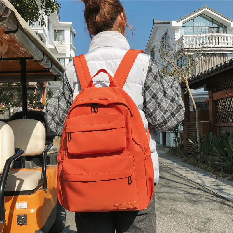 Fashion Women Canvas Backpack Travel Female School Bag For Teenagers Girl Shoulder Bag Bagpack Travel Rucksack