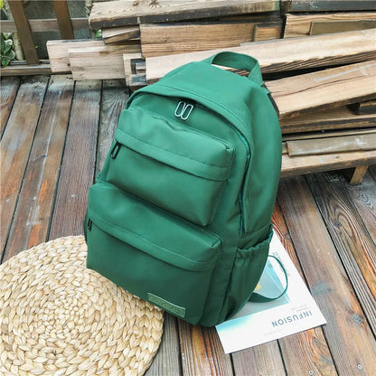 Fashion Women Canvas Backpack Travel Female School Bag For Teenagers Girl Shoulder Bag Bagpack Travel Rucksack