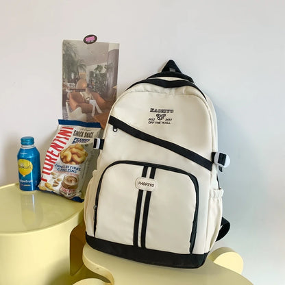 Fashion Women College Student Backpack Female Kawaii Nylon Laptop School Bag Waterproof  Man Student Travel Book Bag Rucksack