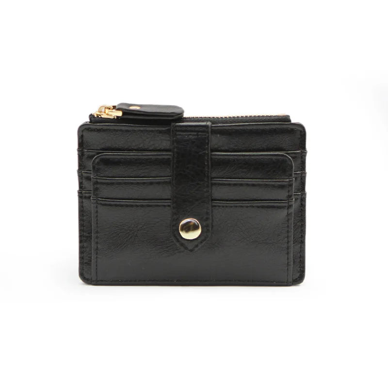 Fashion Women Credit Card holder with Key Ring Small Tassel Cards Wallets for Girls Lady Sweet Mini Purse porte carte