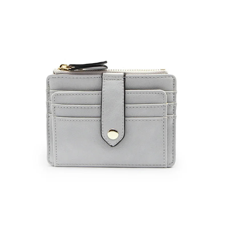 Fashion Women Credit Card holder with Key Ring Small Tassel Cards Wallets for Girls Lady Sweet Mini Purse porte carte