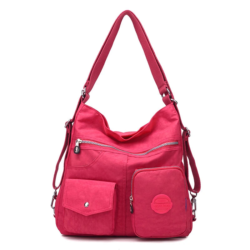 Fashion Women Crossbody Bag High Quality Nylon Shoulder Messenger Bag Handbags Female Bagpack Waterproof Schoolbags