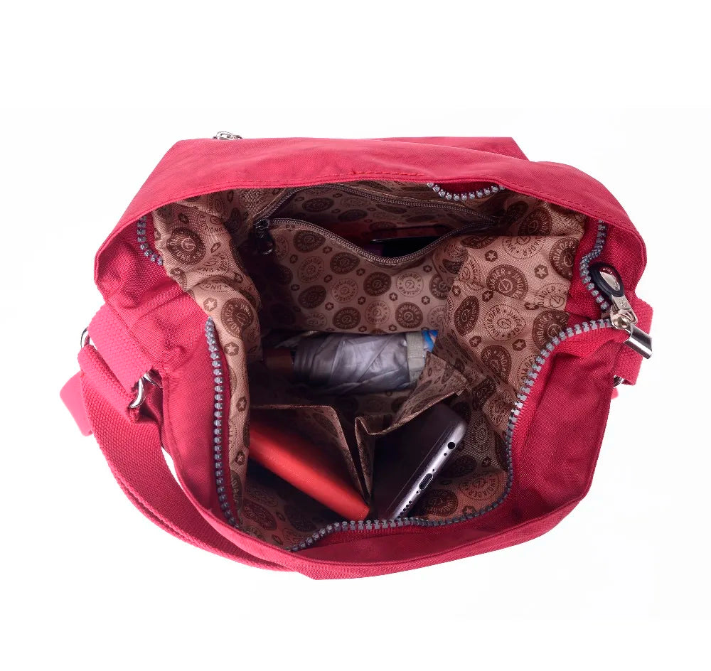 Fashion Women Crossbody Bag High Quality Nylon Shoulder Messenger Bag Handbags Female Bagpack Waterproof Schoolbags