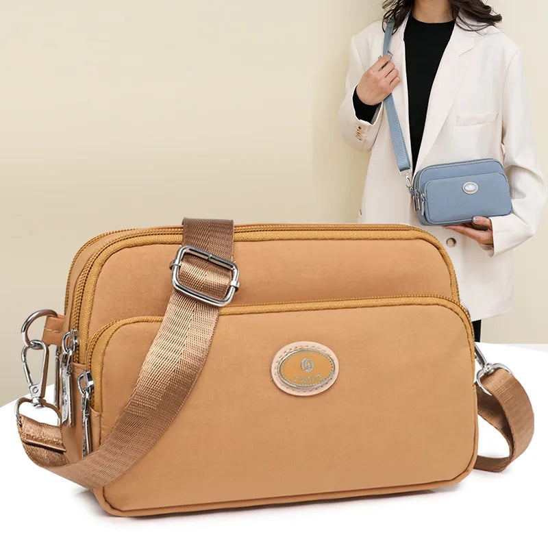 Fashion Women Crossbody Zipper Mobile Phone Shoulder Bag Lady Female Multifunction Handbag Purse New Hot 2024