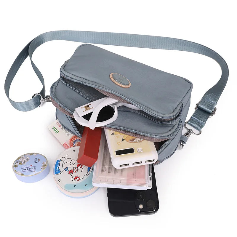 Fashion Women Crossbody Zipper Mobile Phone Shoulder Bag Lady Female Multifunction Handbag Purse New Hot 2024