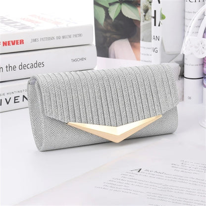 Fashion Women Evening Bag Party Banquet Glitter Bag for Ladies Wedding Clutches Handbag Shoulder Bag with Chain Purse