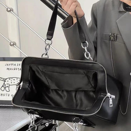 Fashion Women Girls HandBags Female Ladies Metal chains Shoulder Bags Messenger Bags bolsa viagem feminina