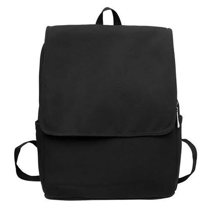 Fashion Women High Capacity Minimalist Backpacks HandBags Students School Vintage Solid Shoulder Bags