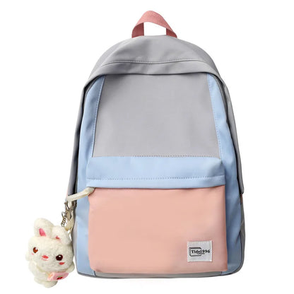 Fashion Women Kawaii Harajuku Backpack Girl Travel Nylon School Bag New Female Cute Laptop College Lady Trendy Leisure BookBag