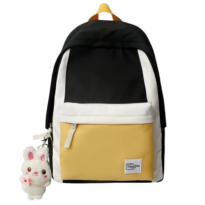Fashion Women Kawaii Harajuku Backpack Girl Travel Nylon School Bag New Female Cute Laptop College Lady Trendy Leisure BookBag
