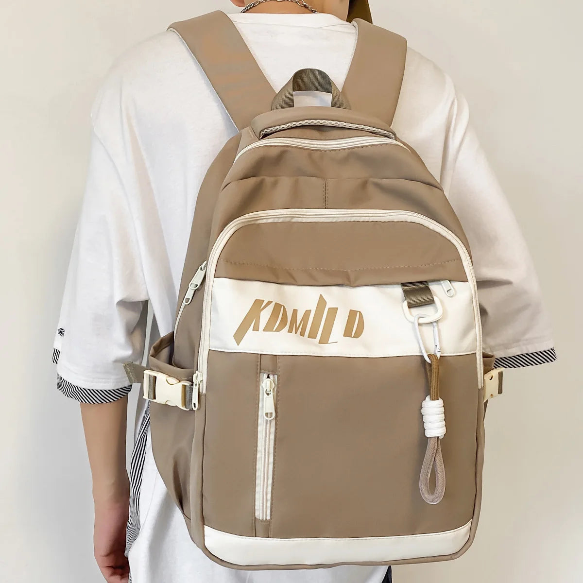 Fashion Women Men Nylon Waterproof Laptop College Backpack New Female Male Travel Book Bag Cool Girl Kawaii School Backpack Lady