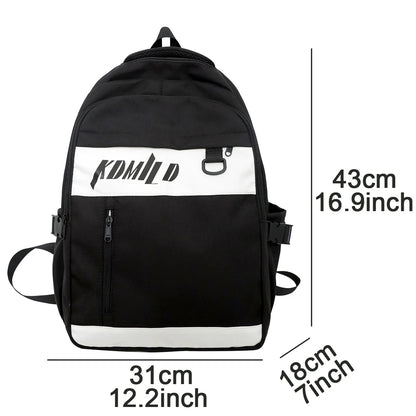 Fashion Women Men Nylon Waterproof Laptop College Backpack New Female Male Travel Book Bag Cool Girl Kawaii School Backpack Lady