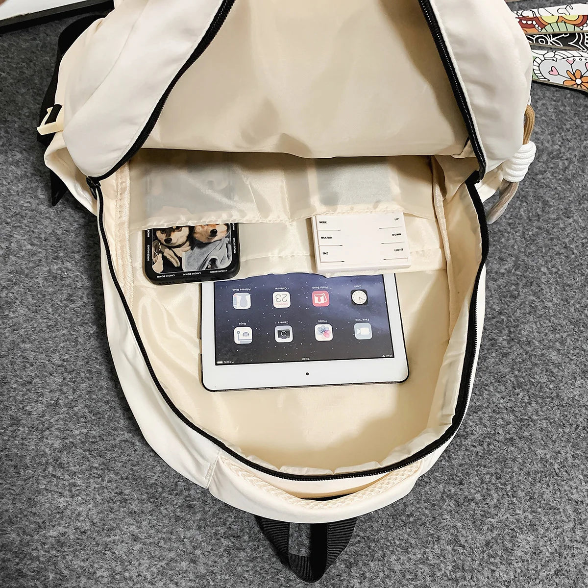Fashion Women Men Nylon Waterproof Laptop College Backpack New Female Male Travel Book Bag Cool Girl Kawaii School Backpack Lady
