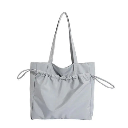 Fashion Women Minimalist Shoulder Bags Briefcases OL Students Drawstring Casual Office HandBags Totes