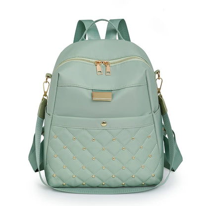 Fashion Women Multifunctional Nylon Backpacks Female Waterproof Travel Back Bag Large School Bags for Teenage Girls Shoulder Bag