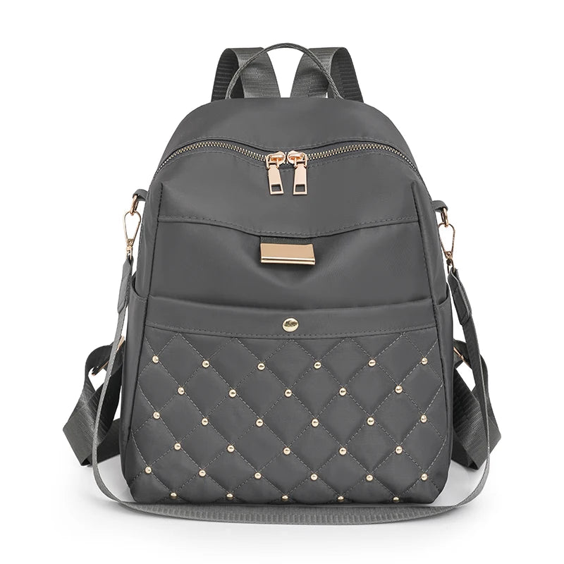 Fashion Women Multifunctional Nylon Backpacks Female Waterproof Travel Back Bag Large School Bags for Teenage Girls Shoulder Bag